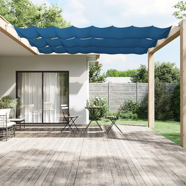 lodret markise 100x360 cm oxfordstof blå