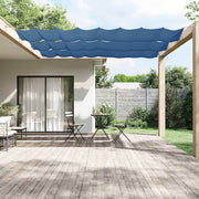 lodret markise 140x1000 cm oxfordstof blå