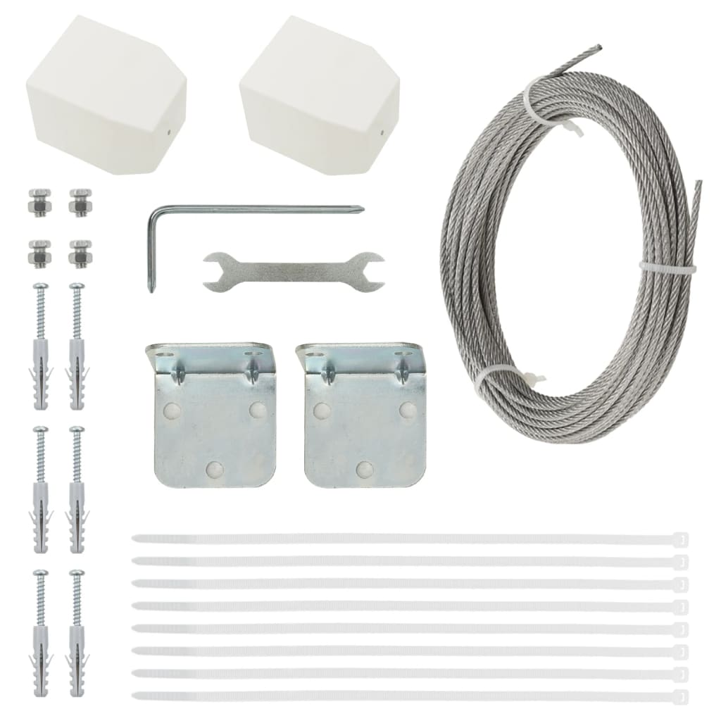 altanafskærmning 100x240 cm oxfordstof lysegrøn