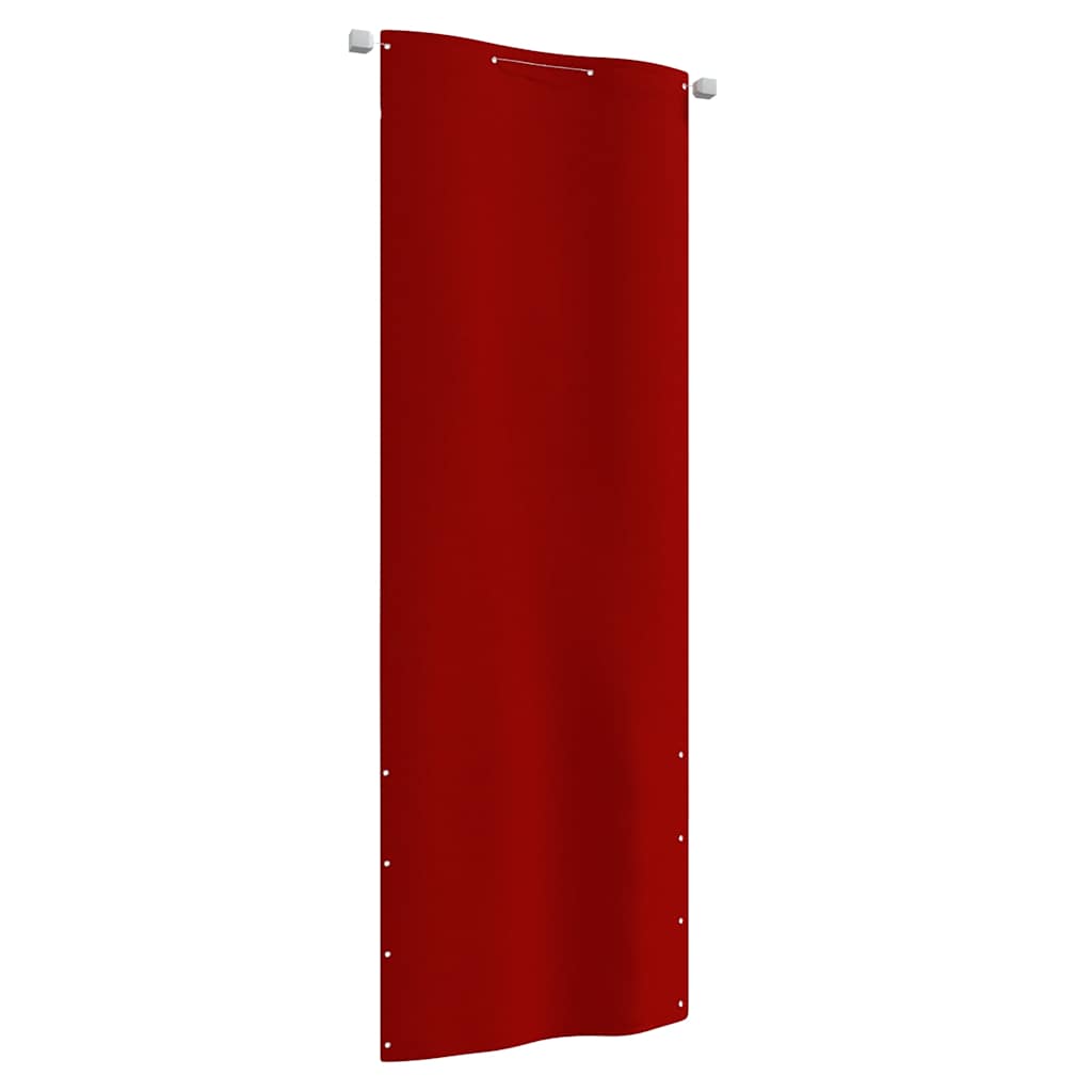 Altanafskærmning 80x240 Cm Oxfordstof Rød - Vidaxl