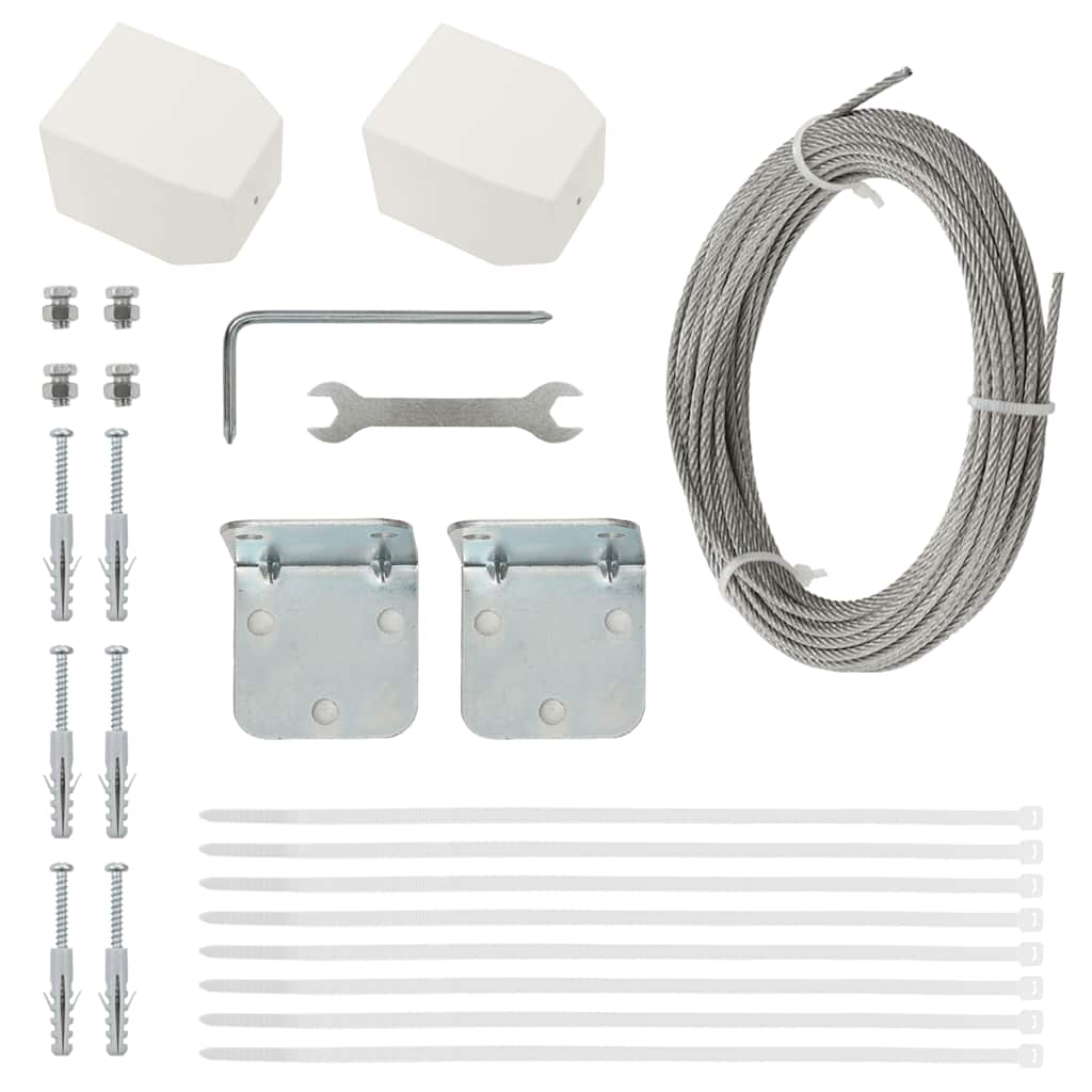 altanafskærmning 80x240 cm oxfordstof rød