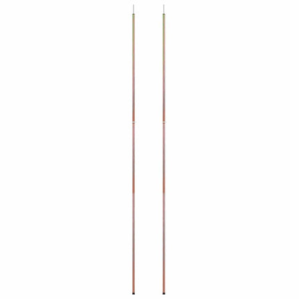 teleskopstænger til telt 2 stk. 170-255 cm galvaniseret stål