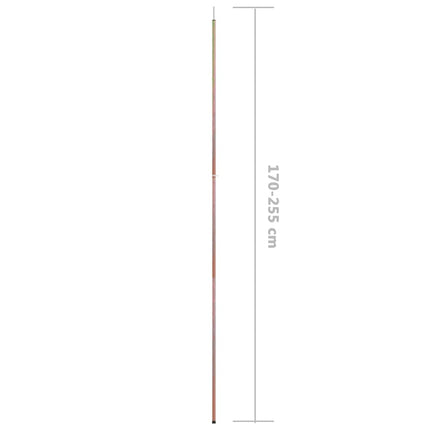teleskopstænger til telt 2 stk. 170-255 cm galvaniseret stål