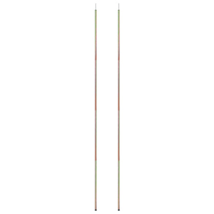 stænger til solsejl 2 stk. 250 cm galvaniseret stål