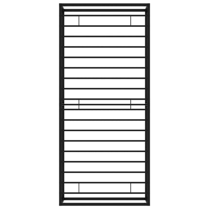 sengestel 90x200 cm metal sort
