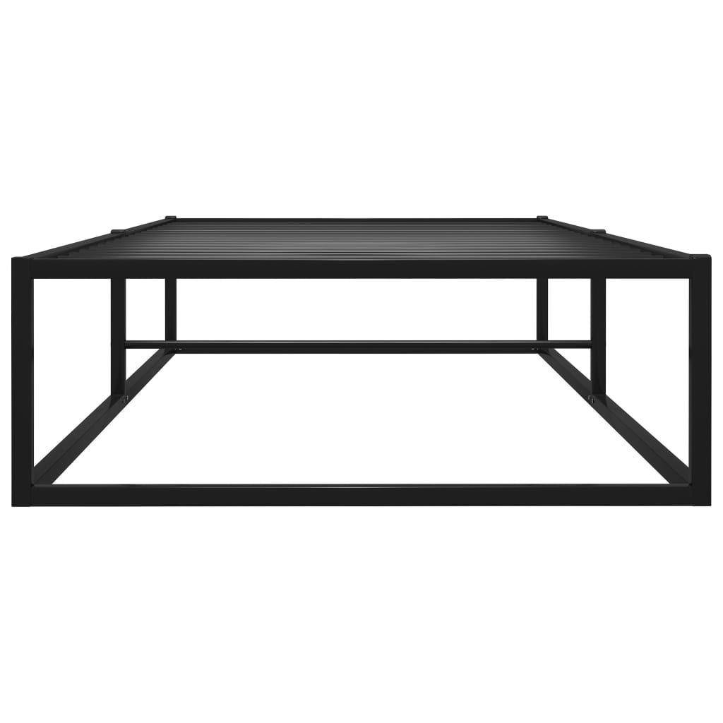 sengestel 100x200 cm metal sort