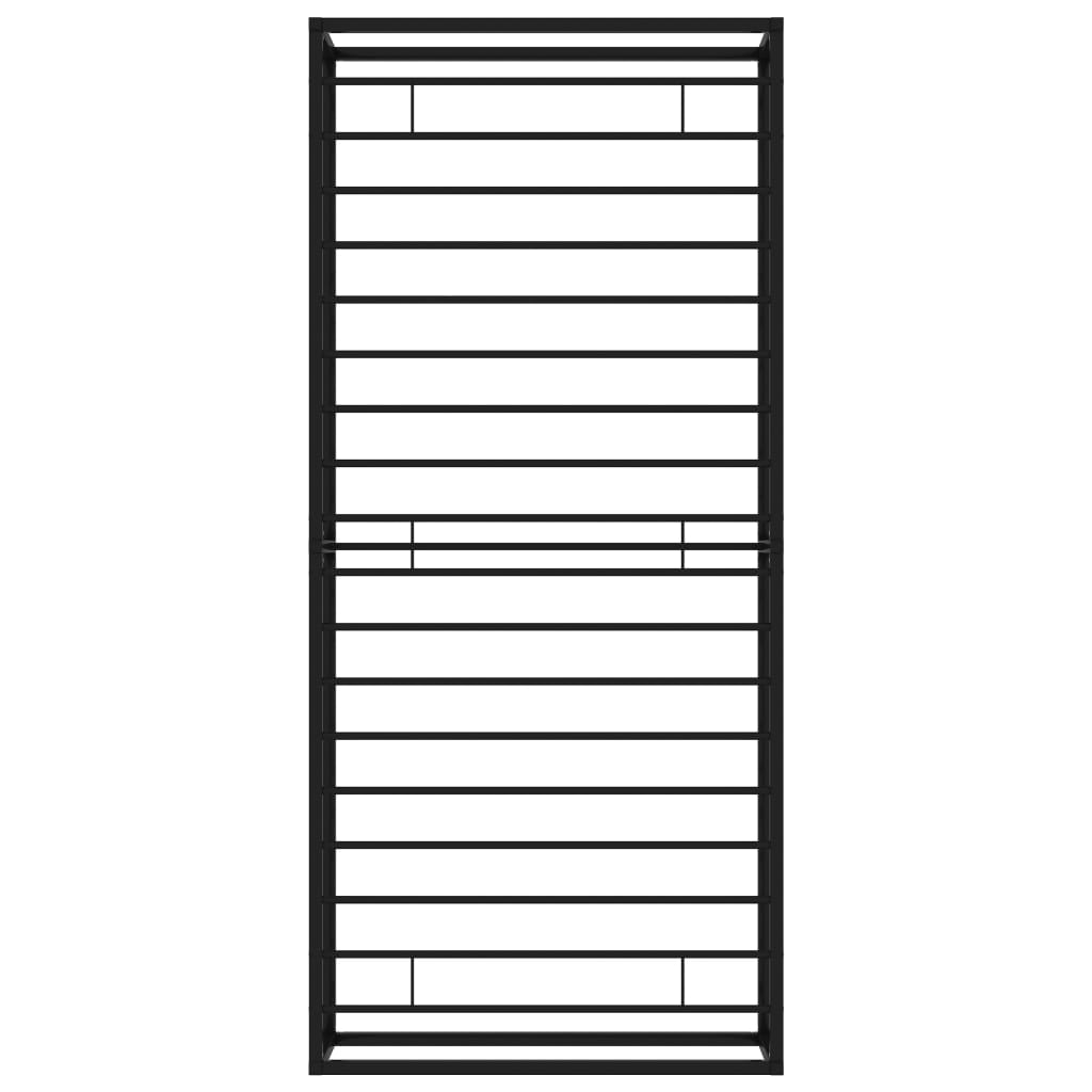 sengestel 100x200 cm metal sort