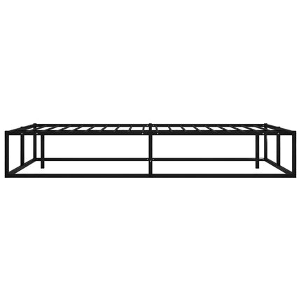 sengestel 120x200 cm metal sort