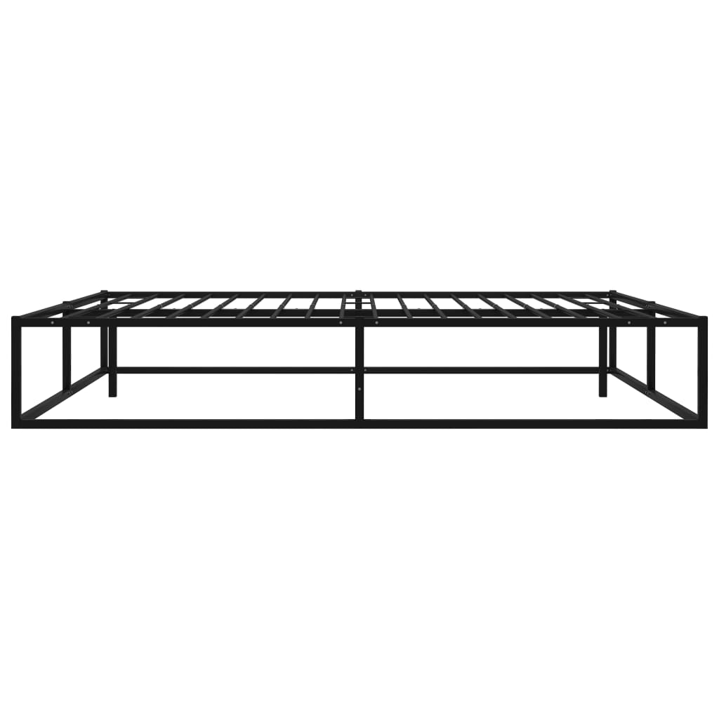 sengestel 160x200 cm metal sort