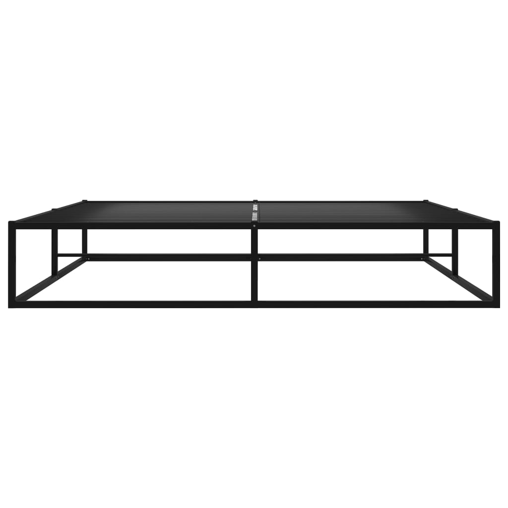 sengestel 160x200 cm metal sort