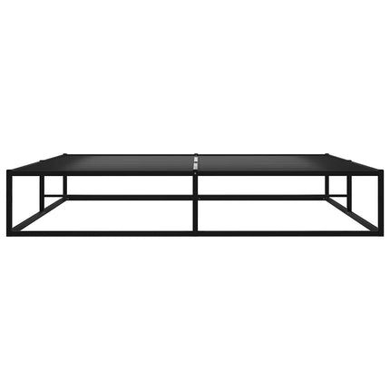 sengestel 180x200 cm metal sort