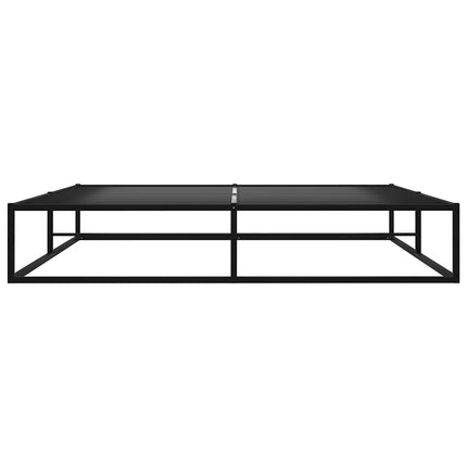 sengestel 200x200 cm metal sort