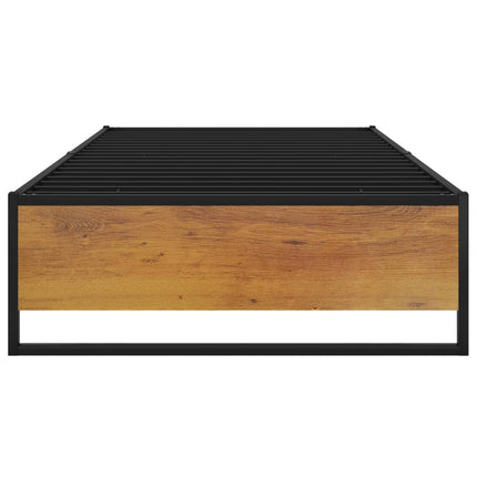 sengestel 100x200 cm metal sort