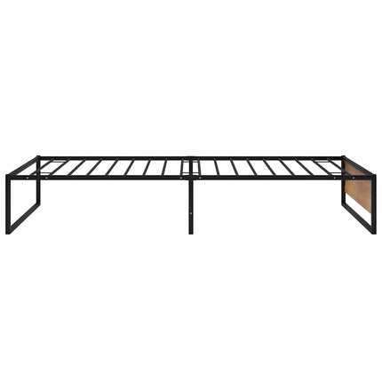 sengestel 100x200 cm metal sort