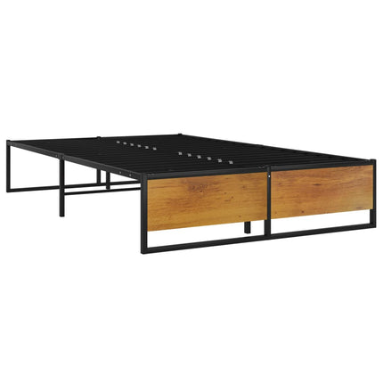 sengestel 120x200 cm metal sort