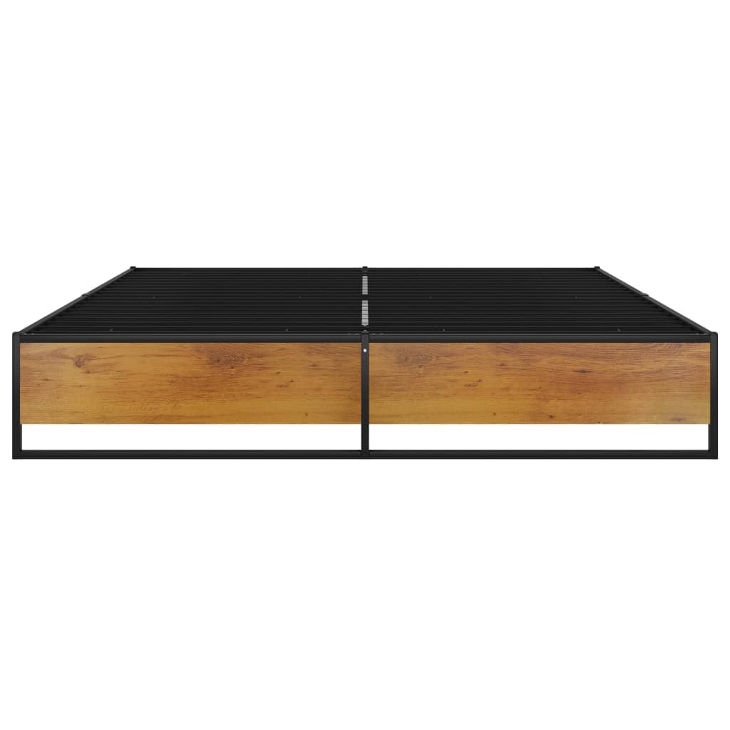 sengestel 160x200 cm metal sort