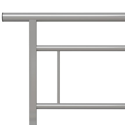 sengestel 140x200 cm metal grå