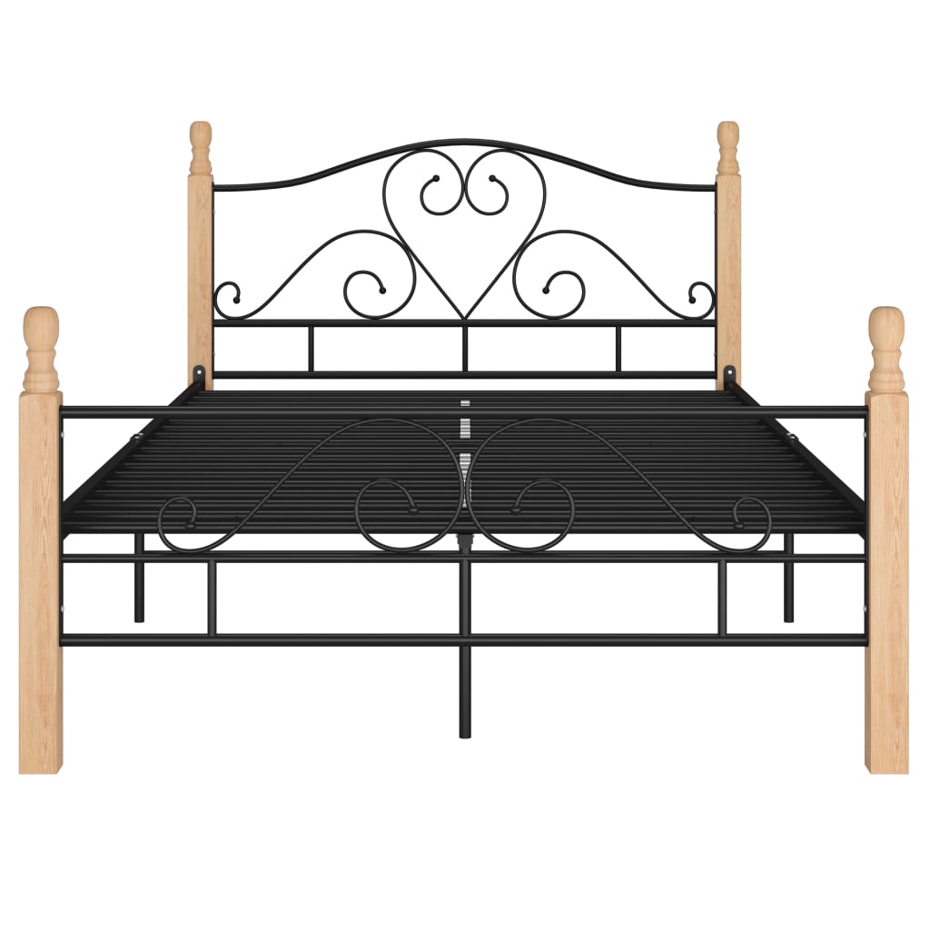 sengeramme 120x200 cm metal sort