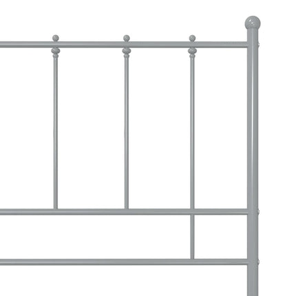 sengestel 100x200 cm metal grå