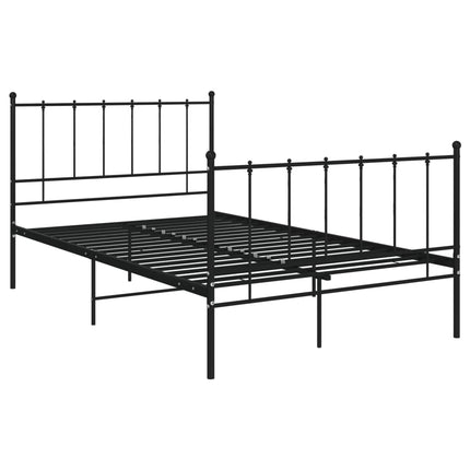 sengestel 120x200 cm metal sort