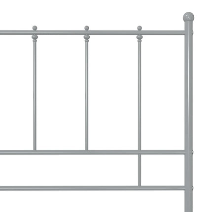 sengestel 120x200 cm metal grå
