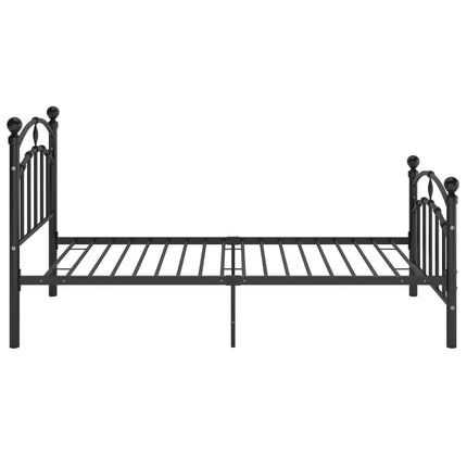 sengestel 100x200 cm metal sort
