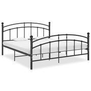 sengestel 160x200 cm metal sort