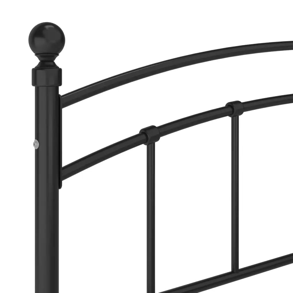 sengestel 160x200 cm metal sort