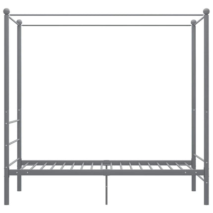 sengestel til himmelseng 90x200 cm metal grå