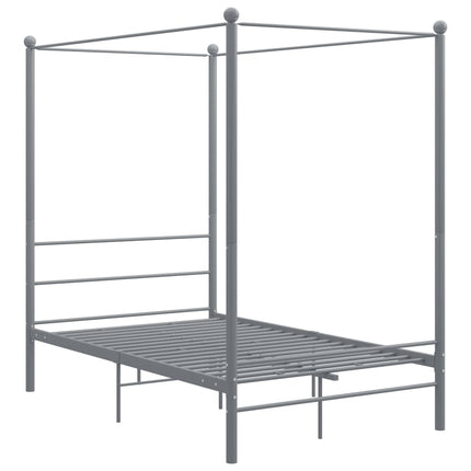 sengestel til himmelseng 120x200 cm metal grå