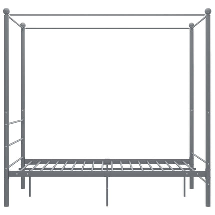 sengestel til himmelseng 120x200 cm metal grå