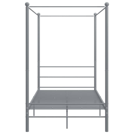 sengestel til himmelseng 120x200 cm metal grå