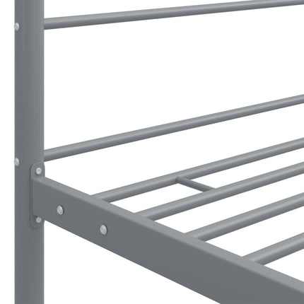 sengestel til himmelseng 120x200 cm metal grå
