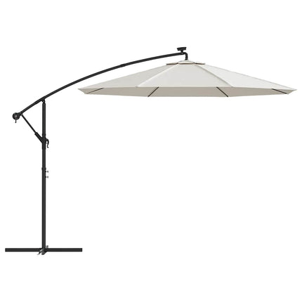 parasoldug til hængeparasol 350 cm sandhvid