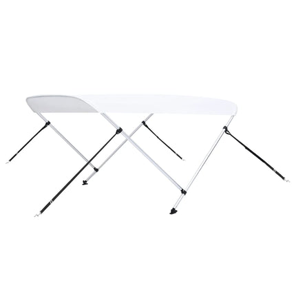 biminitop med 2 buer 180x150x110 cm hvid