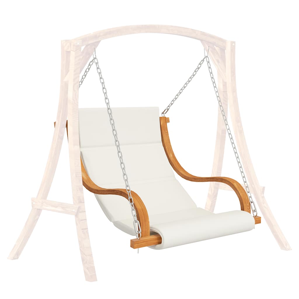 hængestol uden gyngestativ med hynde bøjet træ