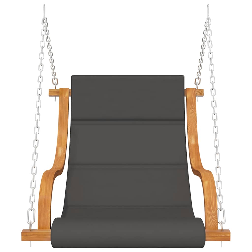 hængestol uden gyngestativ med hynde massivt bøjet træ