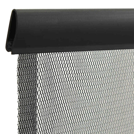 insektgardin til dør 100x220 cm polyester sort