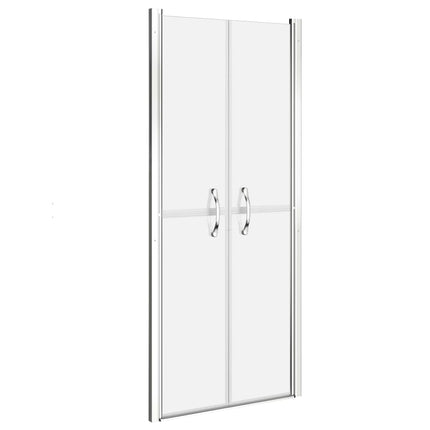 brusedør 96x190 cm matteret sikkerhedsglas