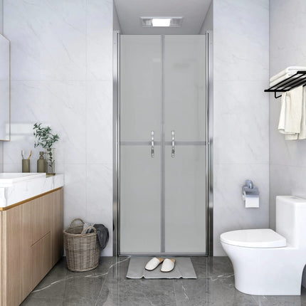 brusedør 101x190 cm matteret sikkerhedsglas