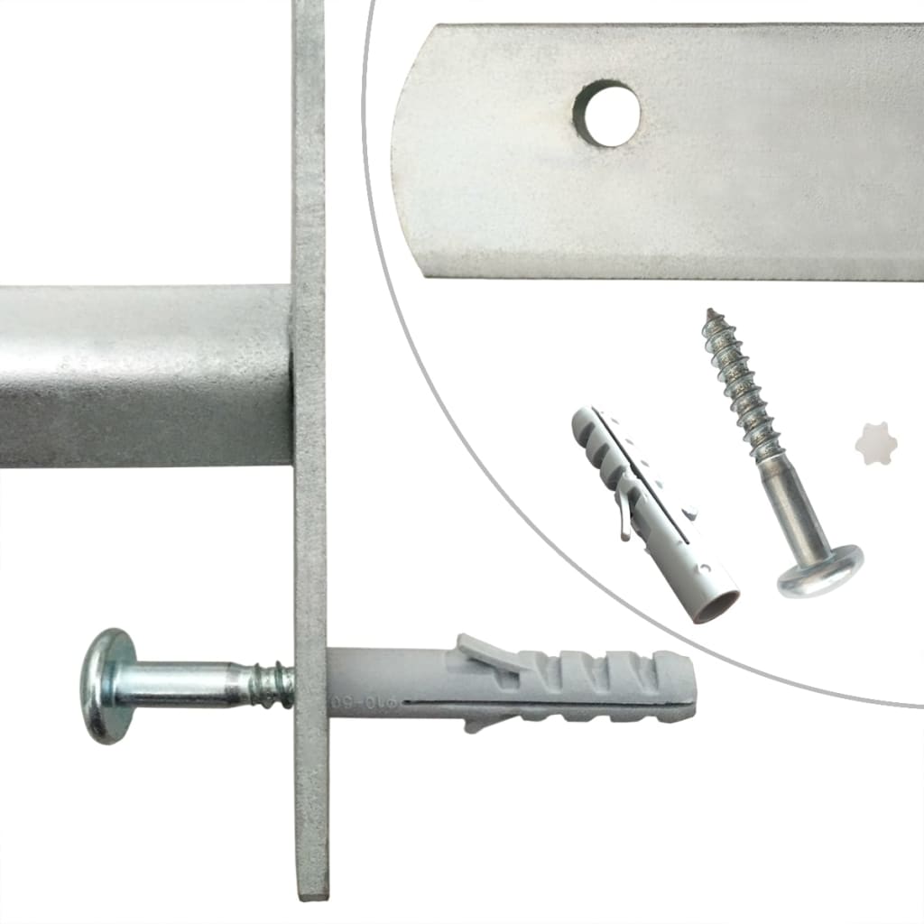 justérbart sikkerhedsgitter til vinduer 2 stk. 700-1050 mm