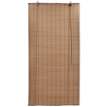 rullegardiner 2 stk. 100x160 cm bambus brun