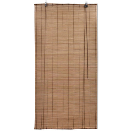 rullegardiner 2 stk. 150x220 cm bambus brun
