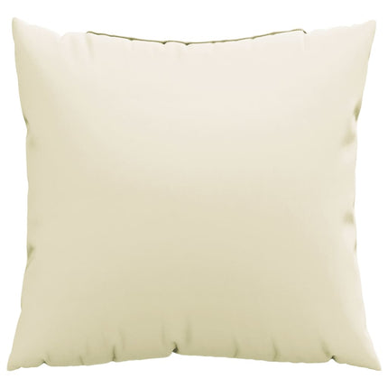 pyntepuder 4 stk. 50x50 cm stof cremefarvet