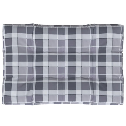 pallehynde 120x80x12 cm stof gråternet