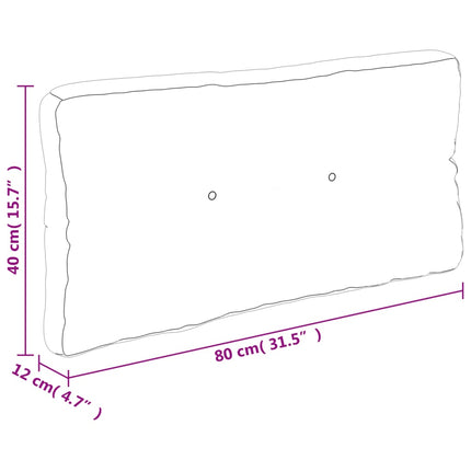 pallehynde 80x40x12 cm stof grøn