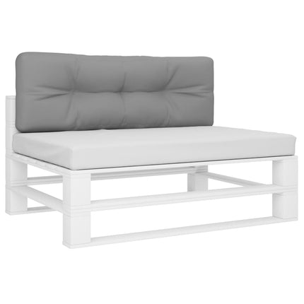 pallehynde 120x40x12 cm stof grå