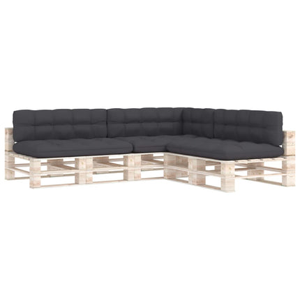 hynder til pallesofa 7 stk. antracitgrå