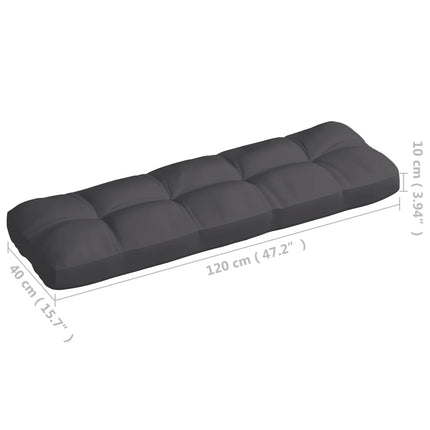 hynder til pallesofa 7 stk. antracitgrå