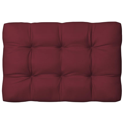hynder til pallesofa 7 stk. stof vinrød